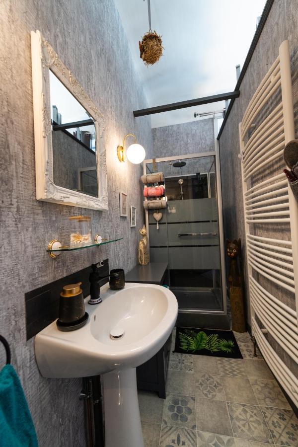 Studio Malou, Cuisine, Salle D'Eau, Terrasse Amenagee Olliergues Bagian luar foto